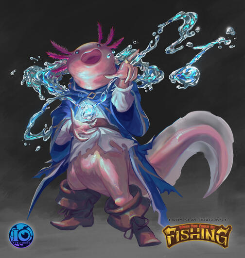 "Circle of the Tides Lottle" Why Slay Dragons when you could be Fishing-IO Publishing